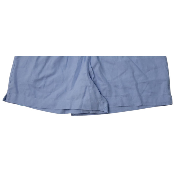 Gap Womens 4" Inseam Soft Linen Pull on Style Short Blue Size L - Picture 5 of 8